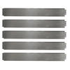 RASENKANTE Silber 100 x 18 cm 10 Meter - Silberfarben, Metall (100/18/0.7cm) - OK-Living