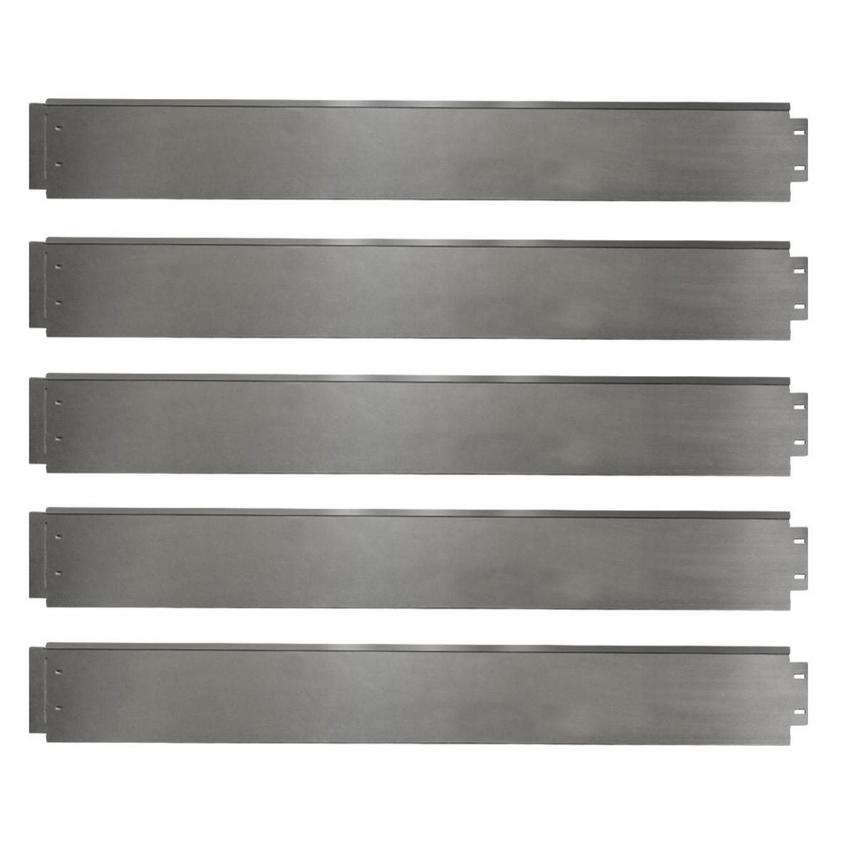 RASENKANTE Silber 100 x 18 cm 10 Meter - Silberfarben, Metall (100/18/0.7cm) - OK-Living