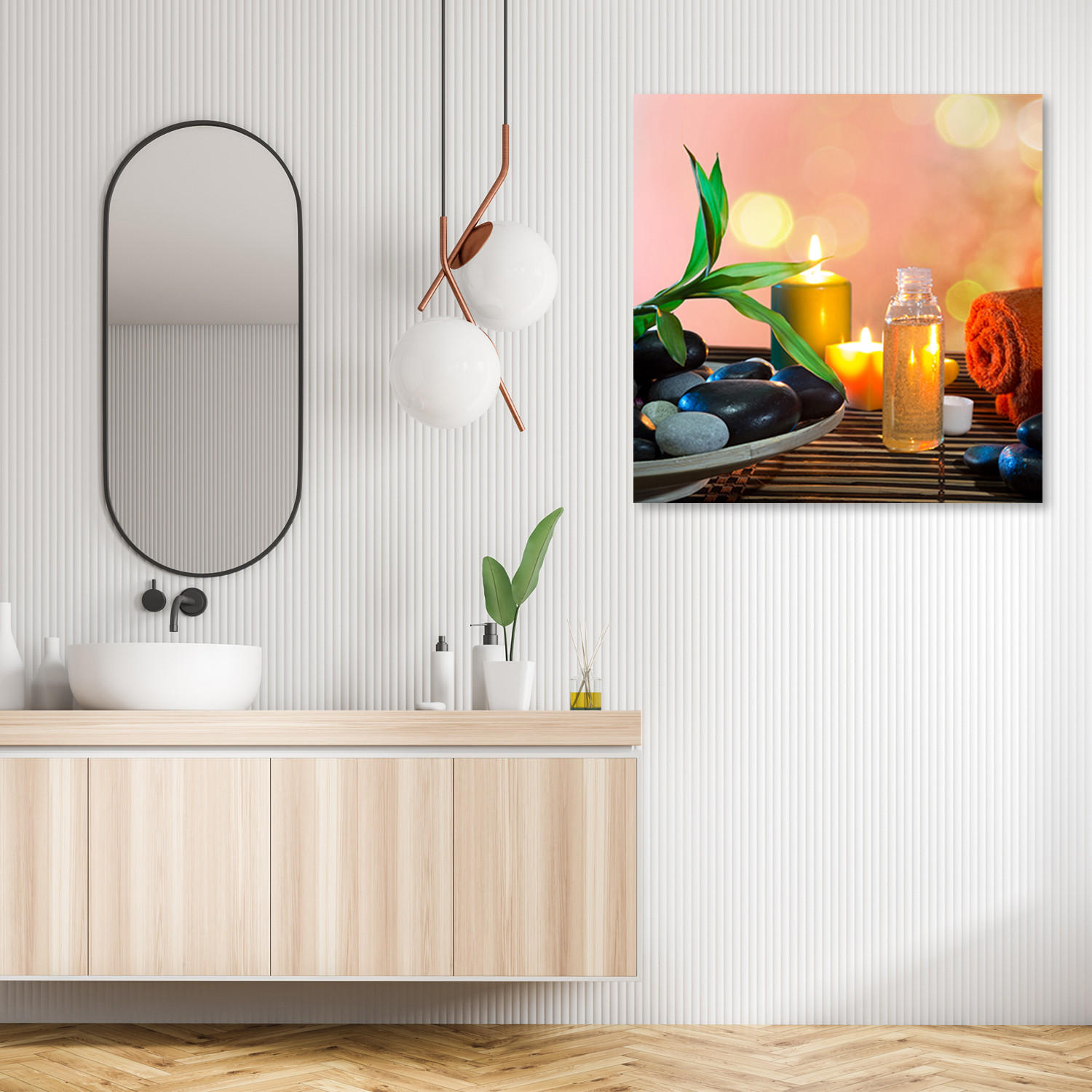 LEINWANDBILD, Abstraktionen - Farbe 40x40cm - Multicolor, Textil (40/40cm) - Feeby