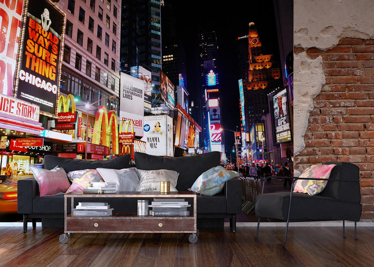 FOTOTAPETE New York 375 x 270 cm - Multicolor, Papier (375/270cm) - Sanders & Sanders