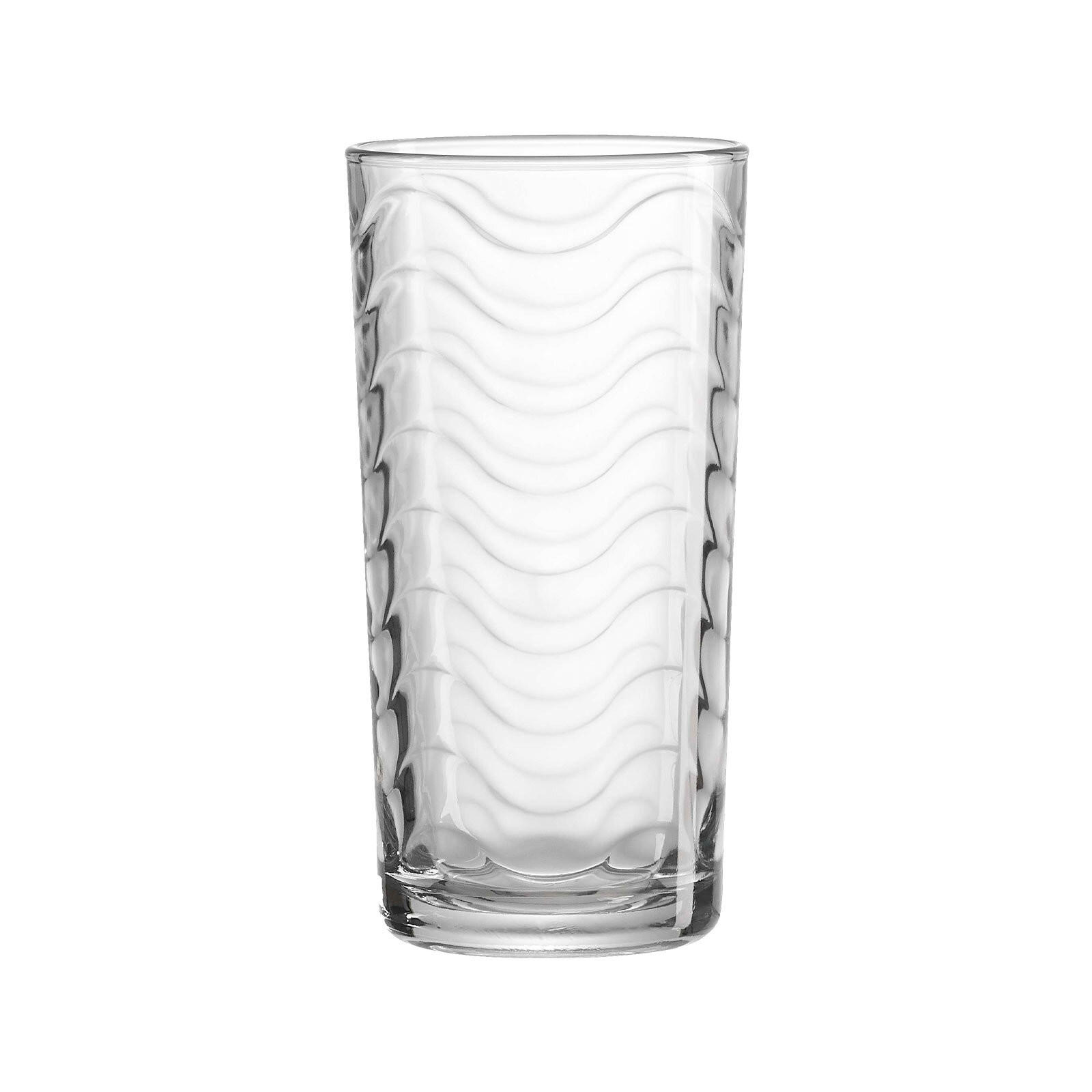 LONGDRINKGLÄSER WAVE transparent 250 ml 6er Set - Transparent, Glas (0.25L) - Ritzenhoff Breker