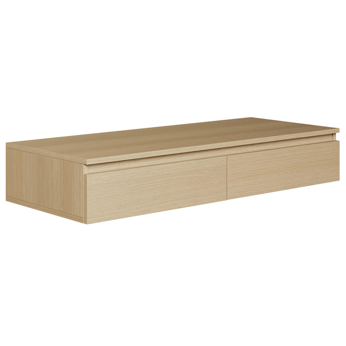 HÄNGESCHREIBTISCH / SCHMINKTISCH Bemmi Eiche Lindberg 120 cm - Eichefarben, Holzwerkstoff (50/120/19cm) - Selsey