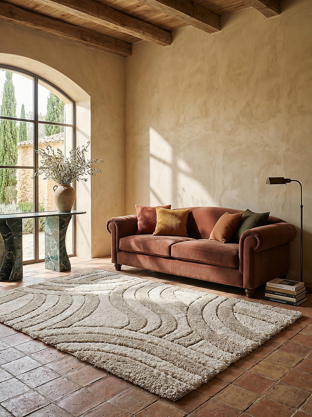 HOCHFLORTEPPICH NADD 200/290 cm - Beige, Textil (290/200cm) - KADIMA DESIGN