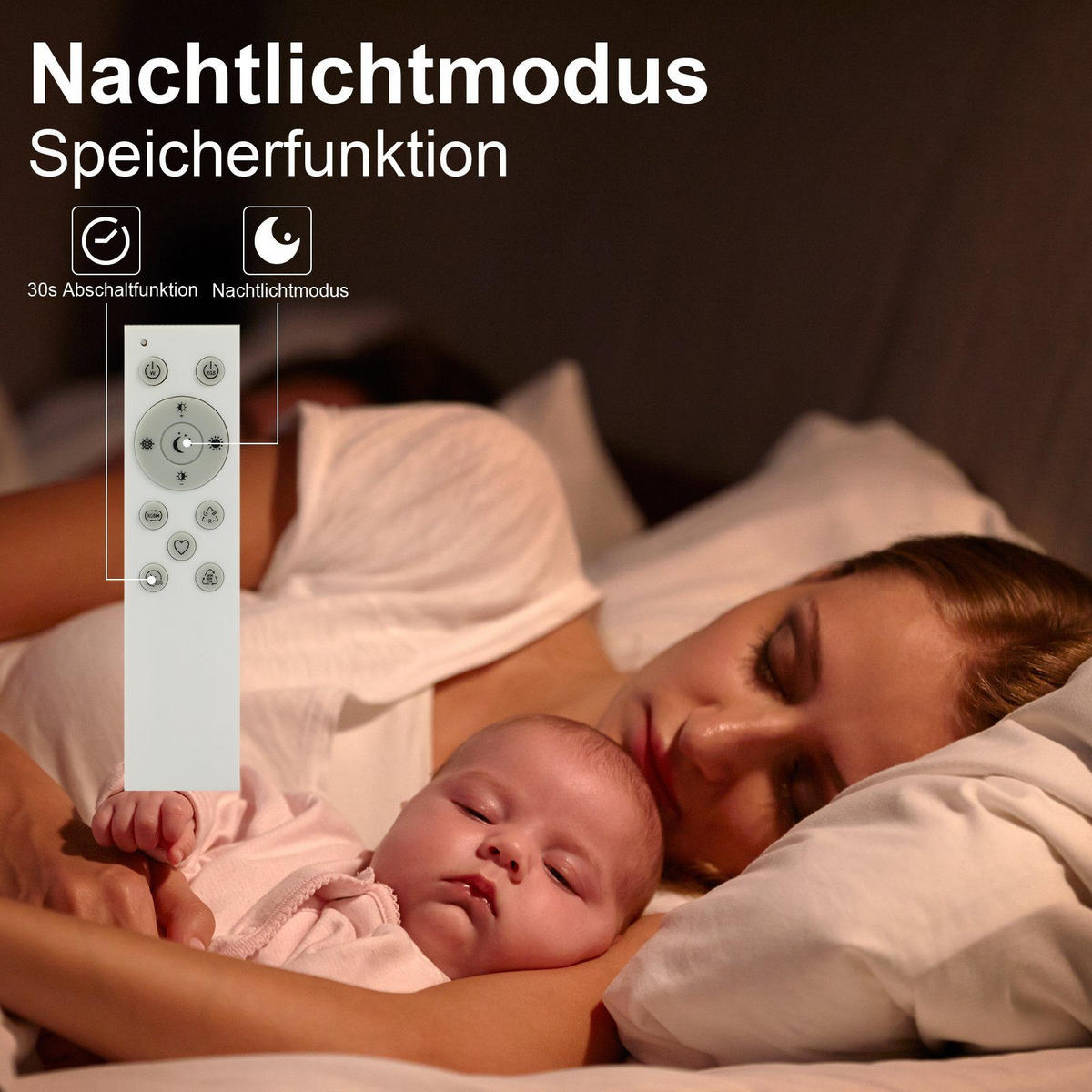 LED-DECKENLEUCHTE Schild 31/31/3 cm - Schwarz, Kunststoff (31/31/3cm) - Nettlife