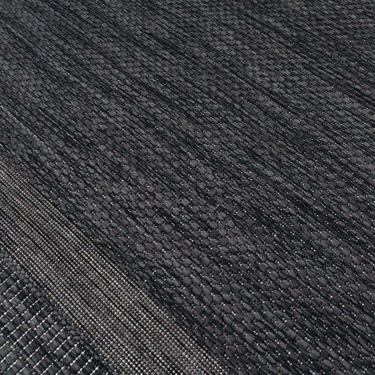 OUTDOORTEPPICH 200/200 cm Roma 272 - Anthrazit, Textil (200/200cm) - Paco Home