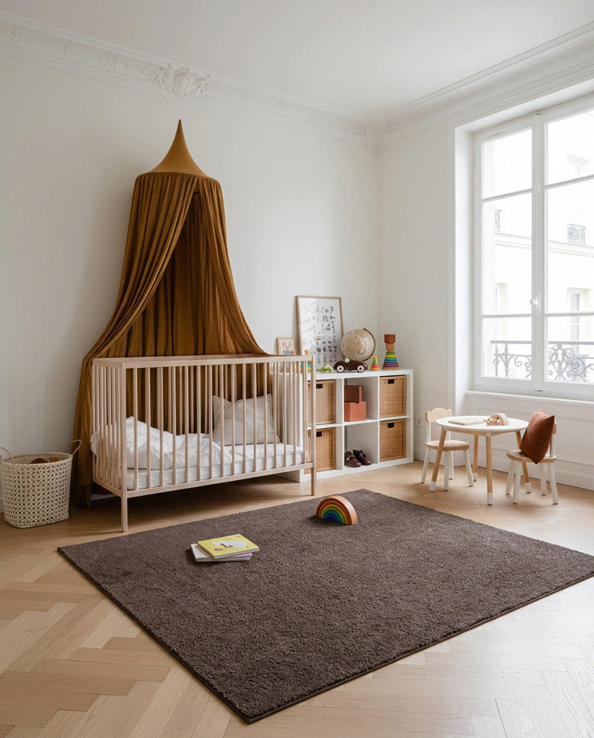 TEPPICH, Zeitgenössischer im Lammfell-Look bruin - Braun, Textil (160/230cm) - AFK Living