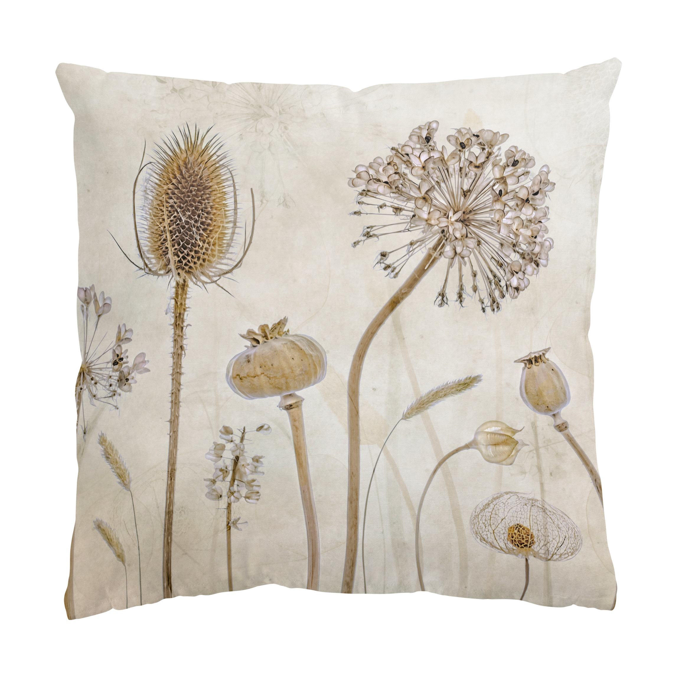 KISSENBEZUG Growing Old 40/40 cm - Eichefarben, Textil (40/40cm) - Bilderwelten