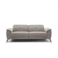 SOFA AVENA 3-Sitzer, taupe - Taupe, Holzwerkstoff/Textil (204/80/108cm) - Courtois Laville