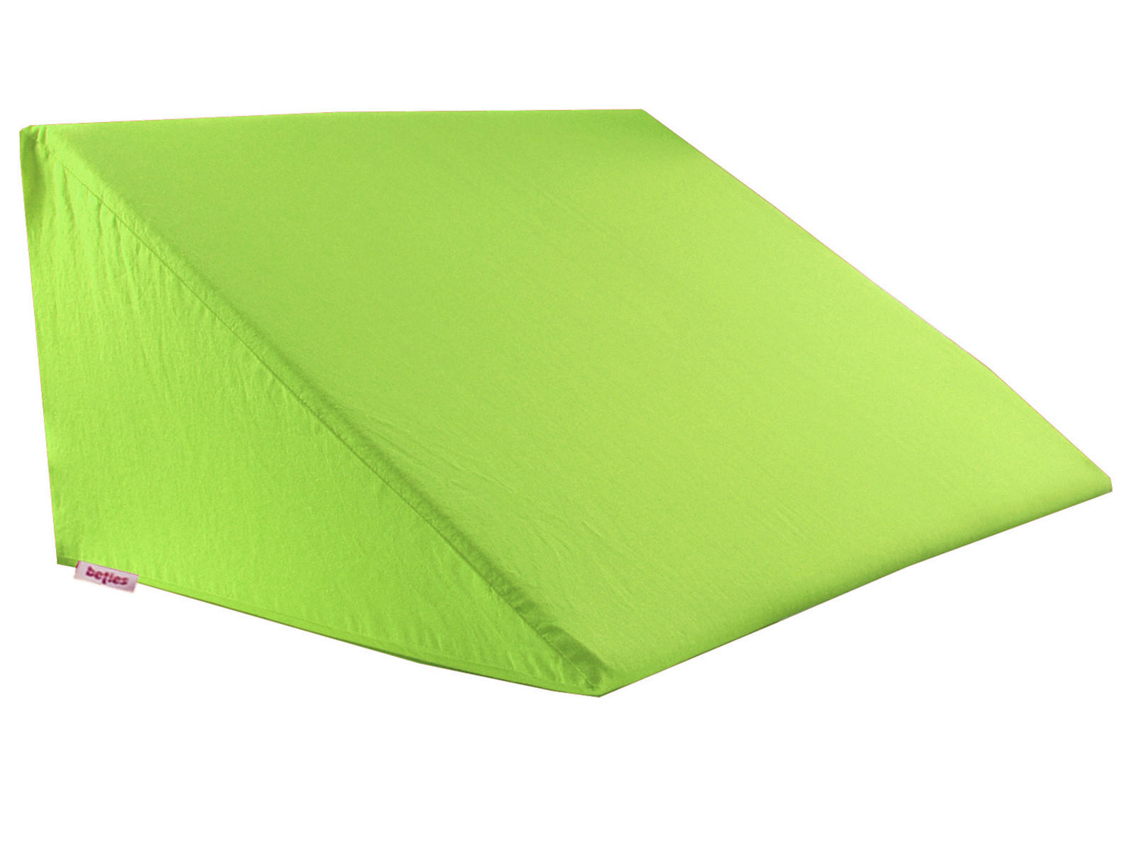 KEILKISSENBEZUG Basic 100% Baumwolle apfelgrün 62/49/30 cm - Grün, Textil (62/49cm) - beties Heimtextil