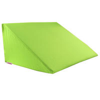 KEILKISSENBEZUG Basic 100% Baumwolle apfelgrün 62/49/30 cm - Grün, Textil (62/49cm) - beties Heimtextil