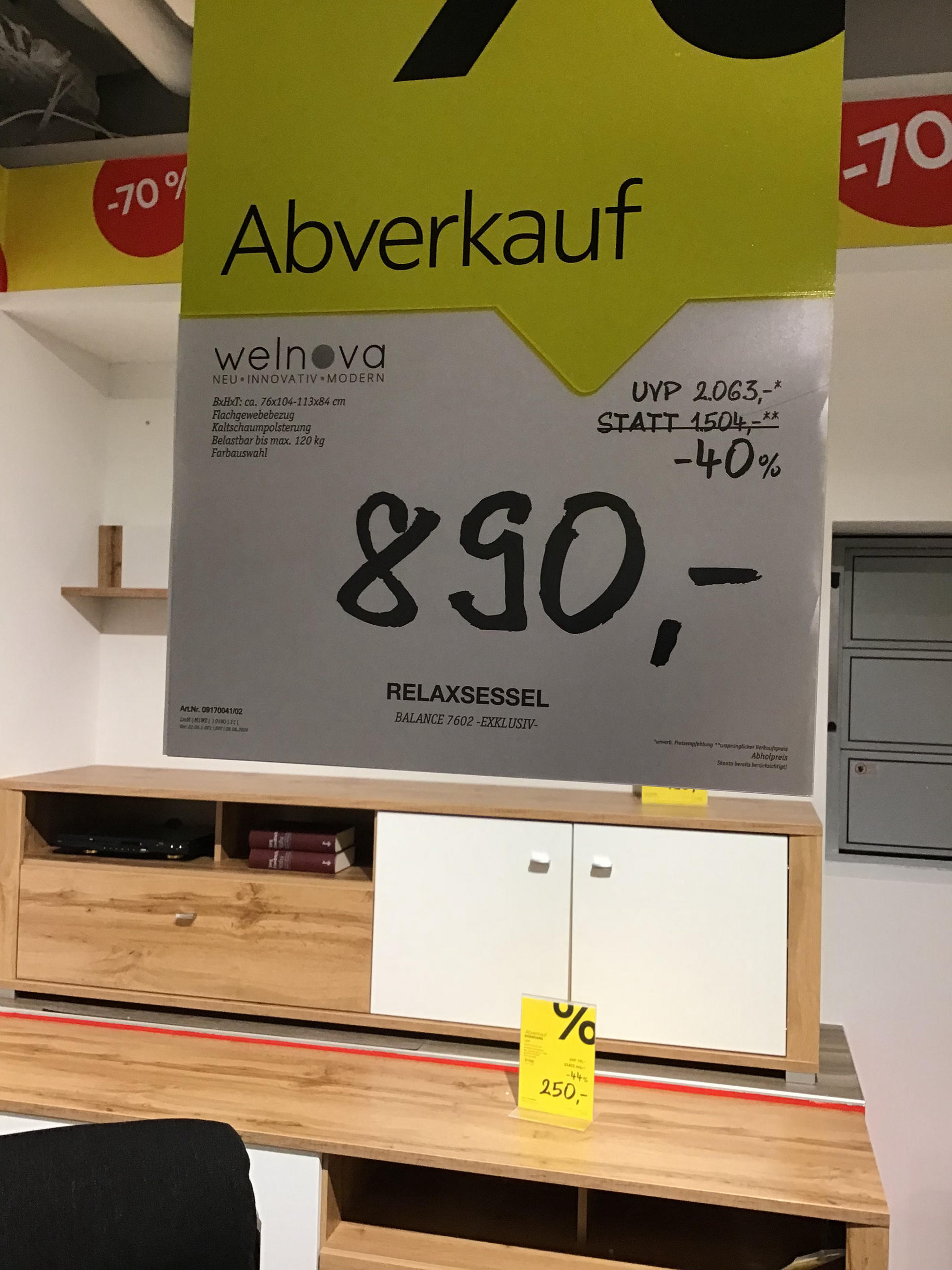 Relaxsessel Balance 7602 - Welnova