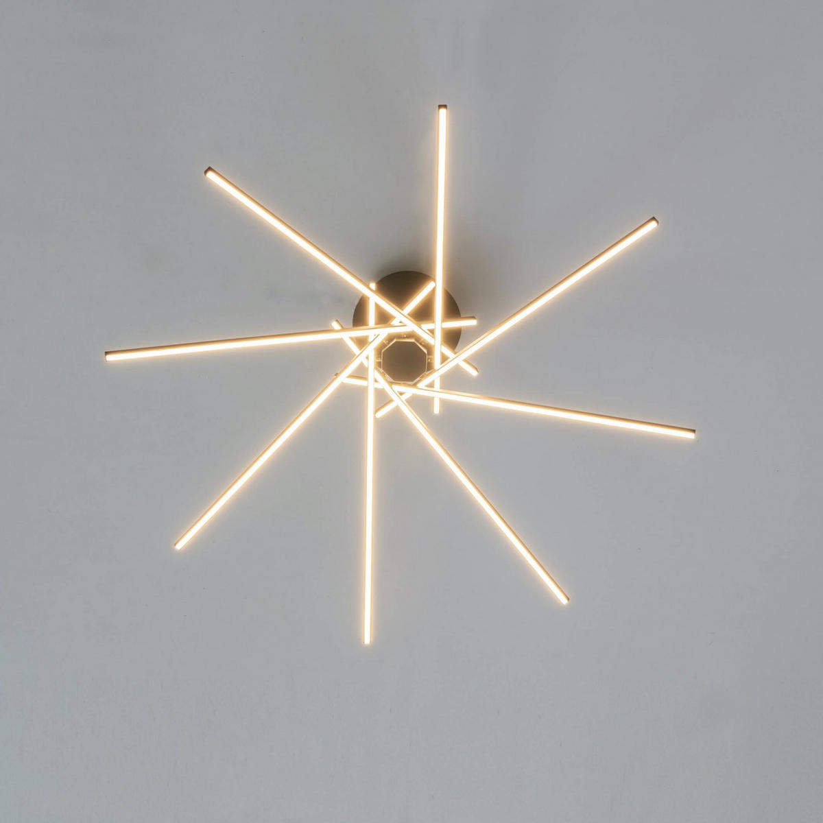 DECKENLEUCHTE Oxo, Schwarz, 55cm - Schwarz, Metall (55/80/55cm) - KOSILUM