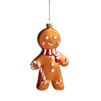 GLASKUGEL Kuki, Braun, 17 x 3 x 10 cm, Dekorative Weihnachtsdeko - Braun, Glas (3/17/10cm) - home&you