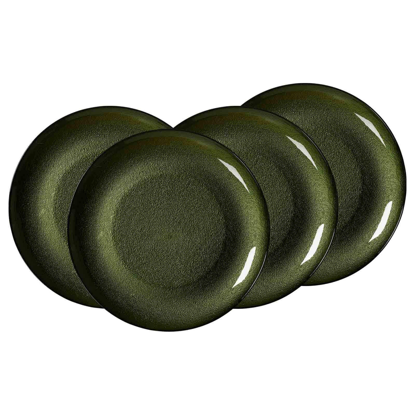 PLATZTELLER Grazia Grün ø 33 cm 4er Set - Grün, Glas (33cm) - Ritzenhoff Breker