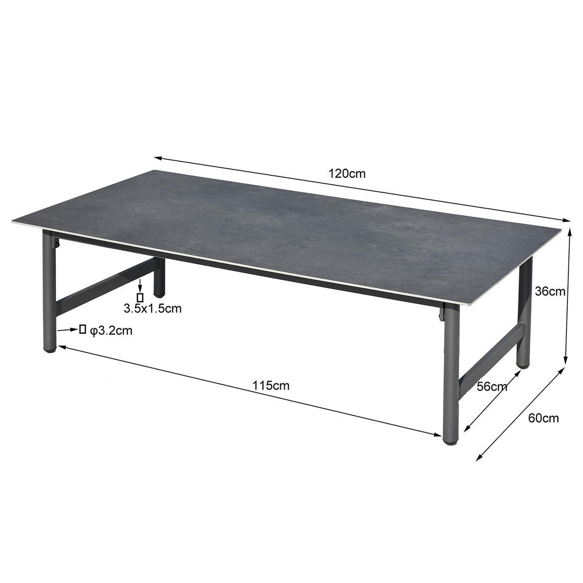 LOUNGEGRUPPE - 4-teilig - Stahl / Webstoff - Grau - Weiß/Grau, Kunststoff/Textil - home24