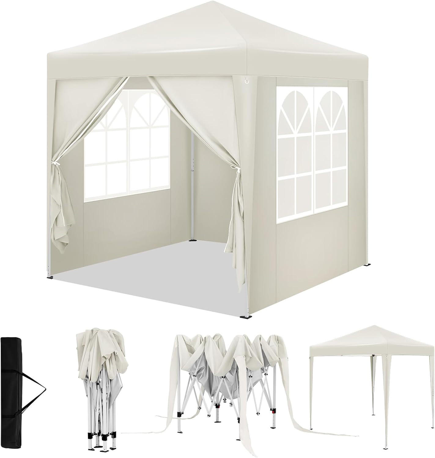 Woltu Pavillon Beige 200x240x200 cm