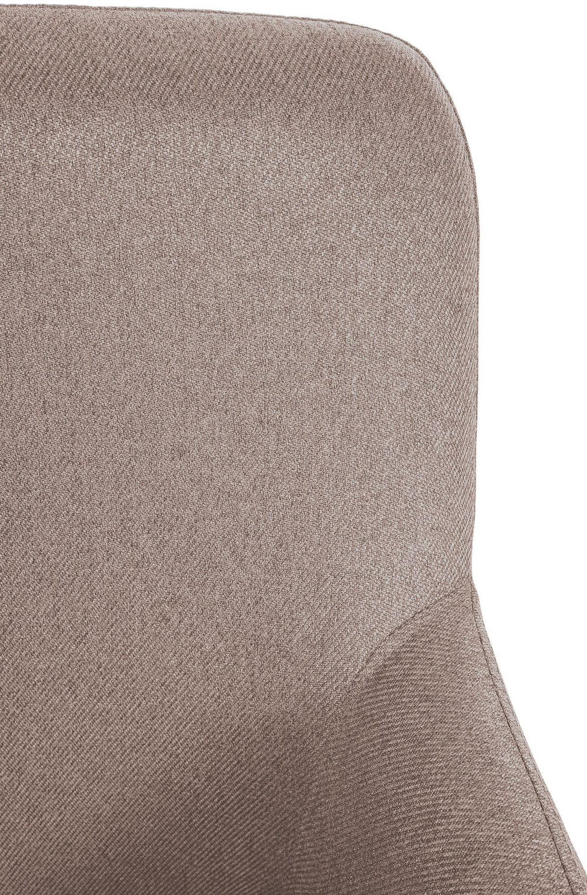STUHL Pukki Stoff taupe - Grau, Metall (57/87/58cm) - TPFLiving