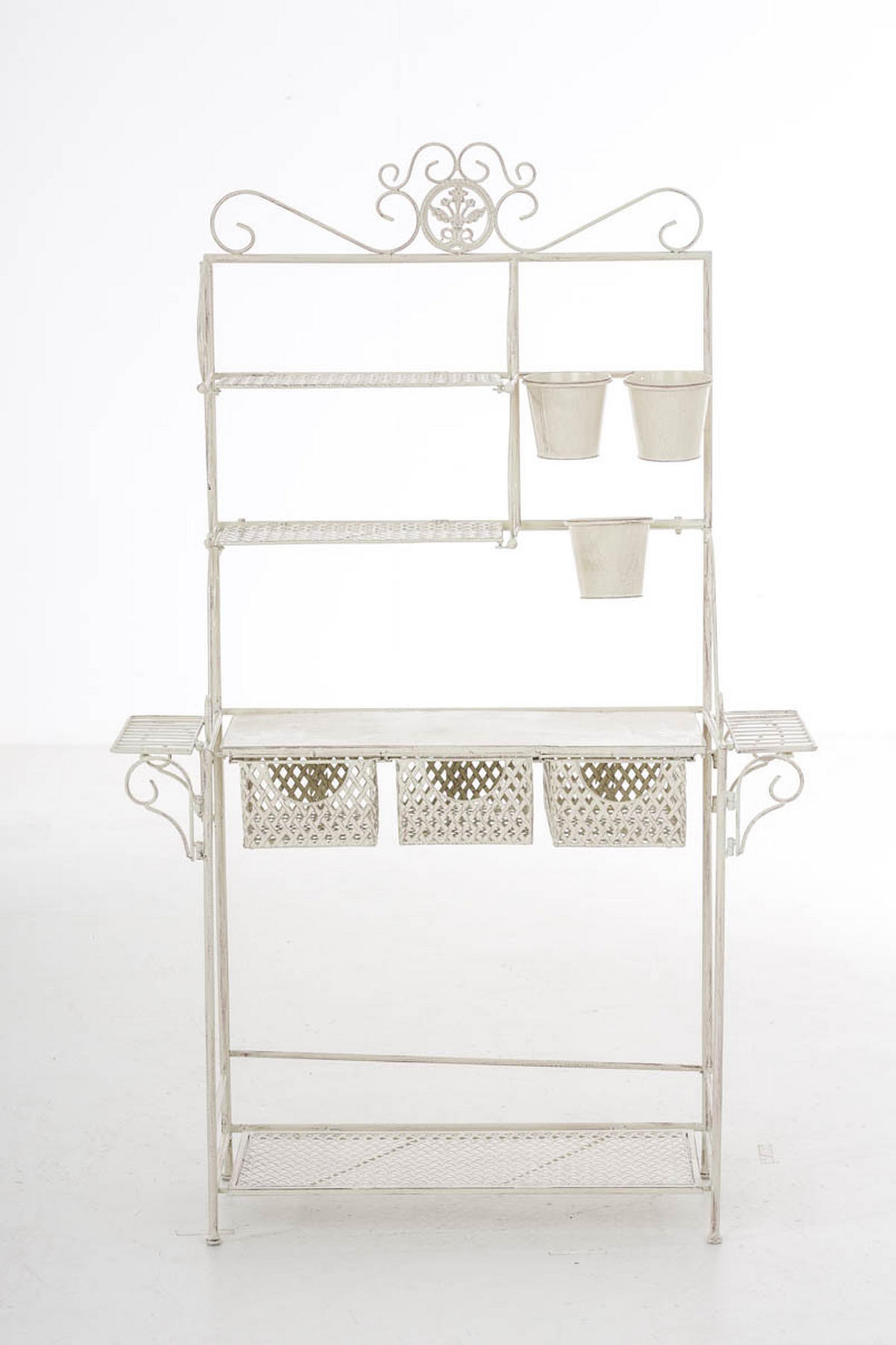 STANDREGAL Metall Antik-Creme - Creme, Metall (94/149/30cm) - CLP