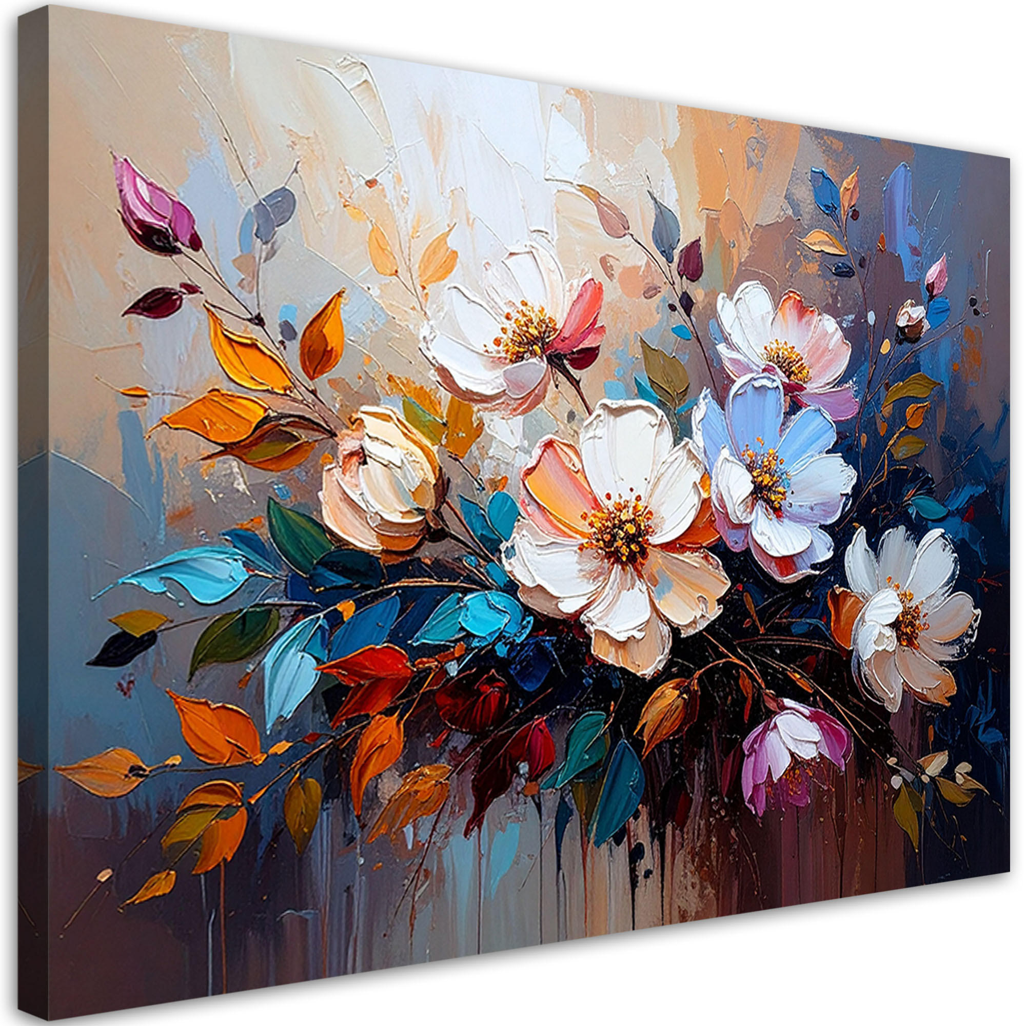 Feeby Leinwandbild Mehrfarbig 60x40 cm