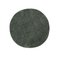 HOCHFLORTEPPICH Soho Hellgrün ø 160 cm rund - Hellgrün, Kunststoff (160/160cm) - benuta