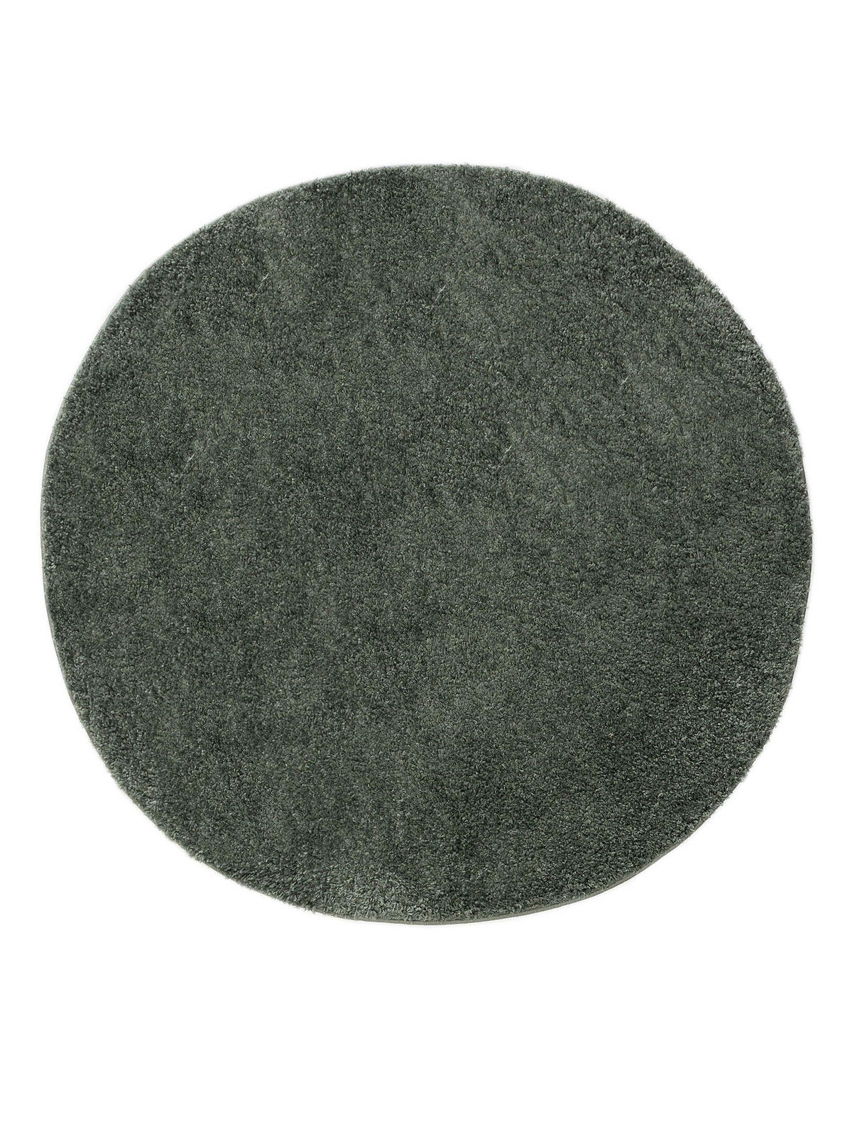 HOCHFLORTEPPICH Soho Hellgrün ø 160 cm rund - Hellgrün, Kunststoff (160/160cm) - benuta