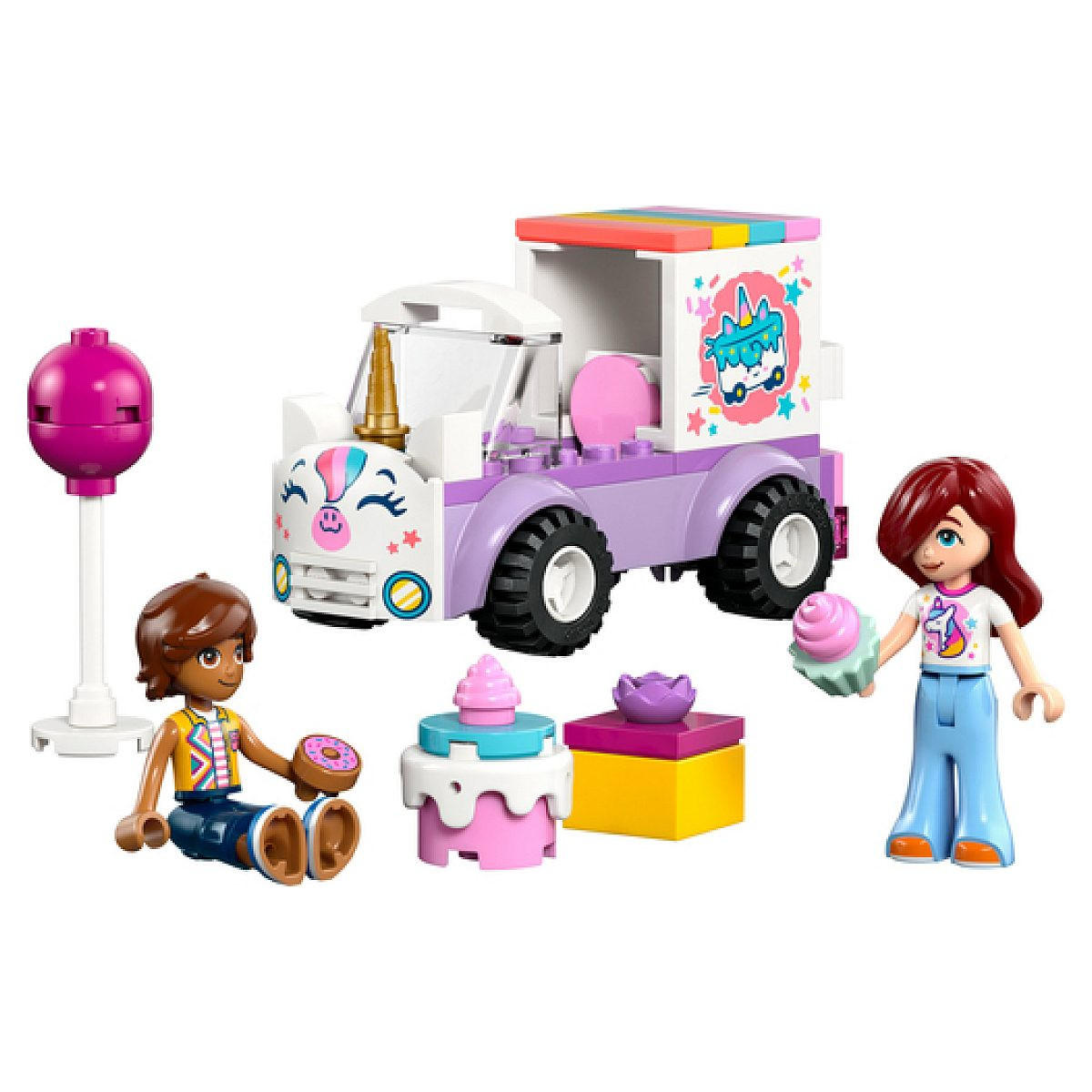 KLEMMBAUSTEINE Friends Einhorn-Auto - Blau, Kunststoff (14.1/4.5/15.7cm) - Lego