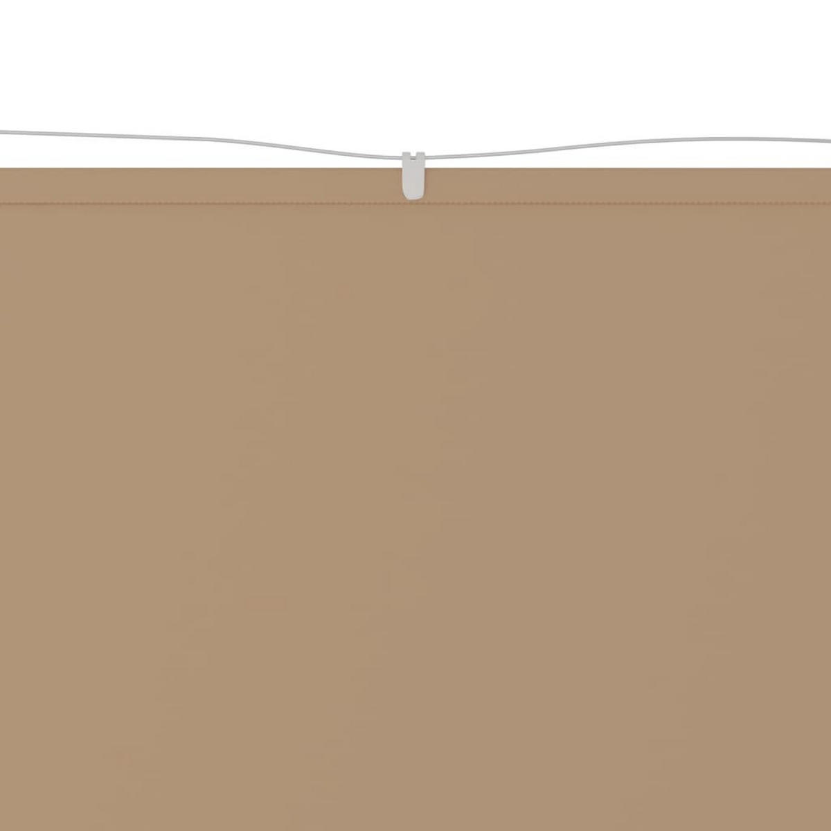 SENKRECHTMARKISE Taupe 140x600 cm Oxford-Gewebe - Taupe, Textil (600/140/600cm) - furnicato