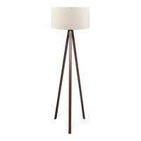 STOJACÍ LAMPY Newport - krémová, kompozitní dřevo/textil (38/38/140cm) - lux.pro