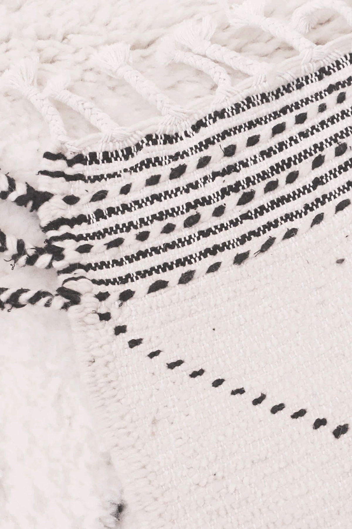 BERBERTEPPICH aus reiner Wolle 124x 210 cm - Beige, Naturmaterialien (124/210cm) - AFK Living