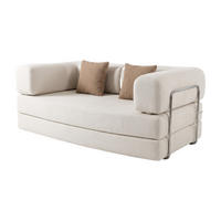 SCHLAFSOFA Kaia Weiß Sand - Beige, Textil (180/70/100cm) - COCO Living