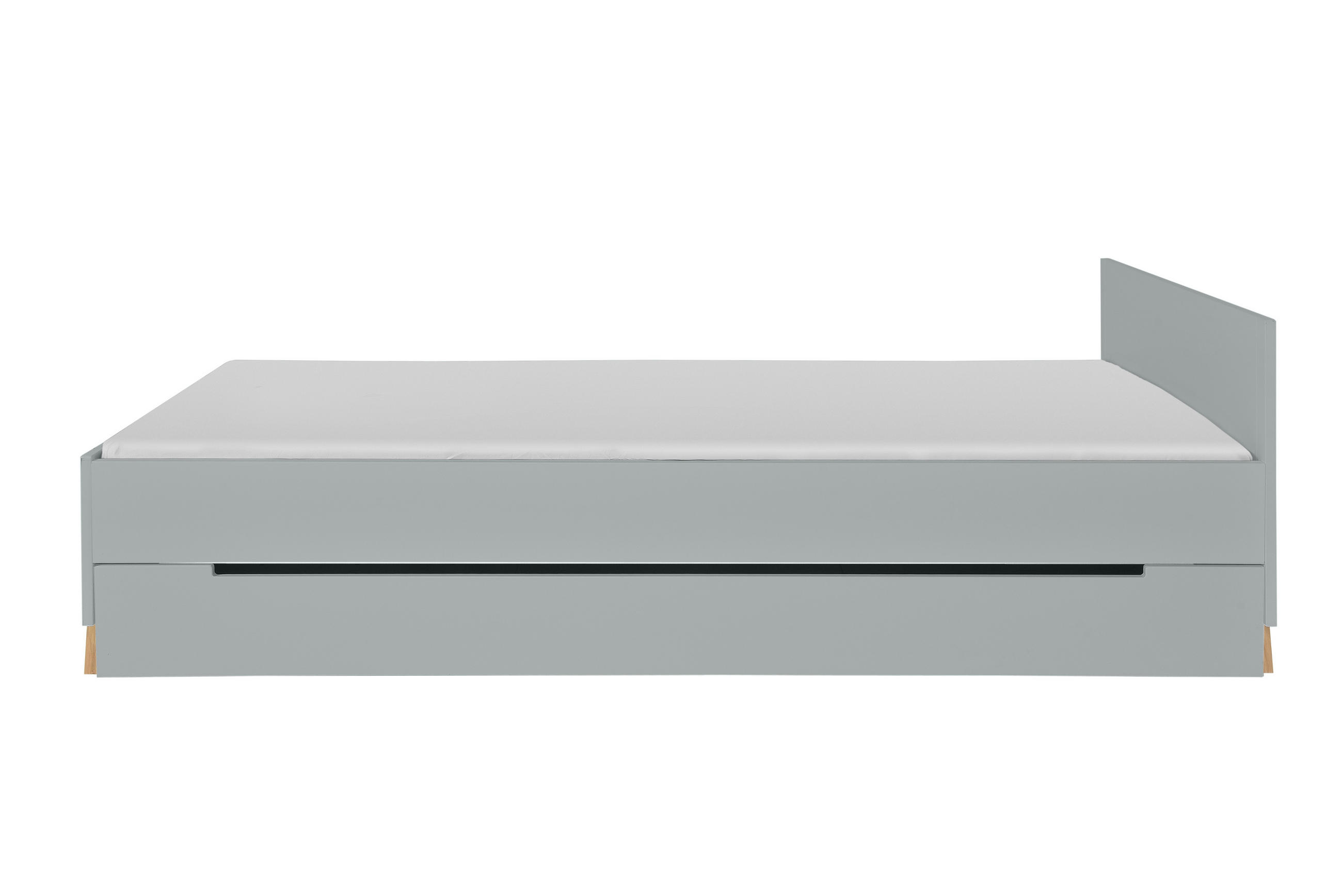KINDERBETT Zara 200/90 - Grau, Holzwerkstoff (90/200cm) - RAUMHIRSCH FURNITURE