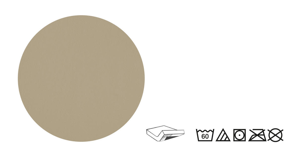 SPANNBETTTUCH Jersey taupe, 140x200 cm - 160x220 cm - Taupe, Textil (160/220cm) - biberna