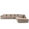 ECKSOFA XL rechts VERUS - Ecru, Holz/Holzwerkstoff (377/328cm) - KONSIMO®