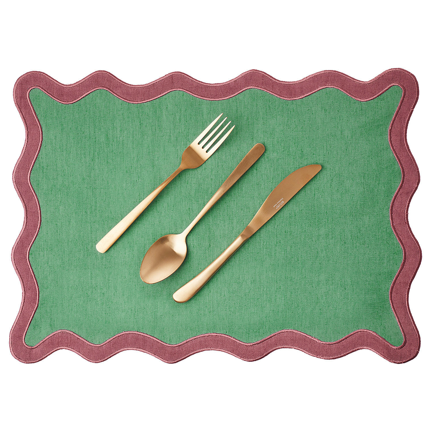 PLATZSET Chichi - Grün, Textil (33/47cm) - BUTLERS