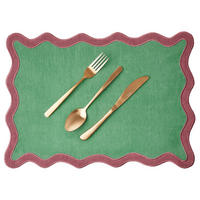 PLATZSET Chichi - Grün, Textil (33/47cm) - BUTLERS