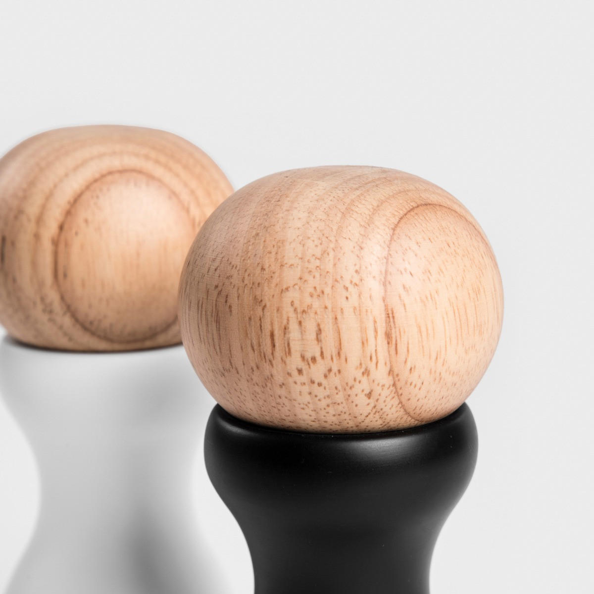 GEWÜRZMÜHLE Newgrind weiß und schwarz 15,5 cm 2er-Set - Schwarz, Kunststoff (6/15/6cm) - Homla