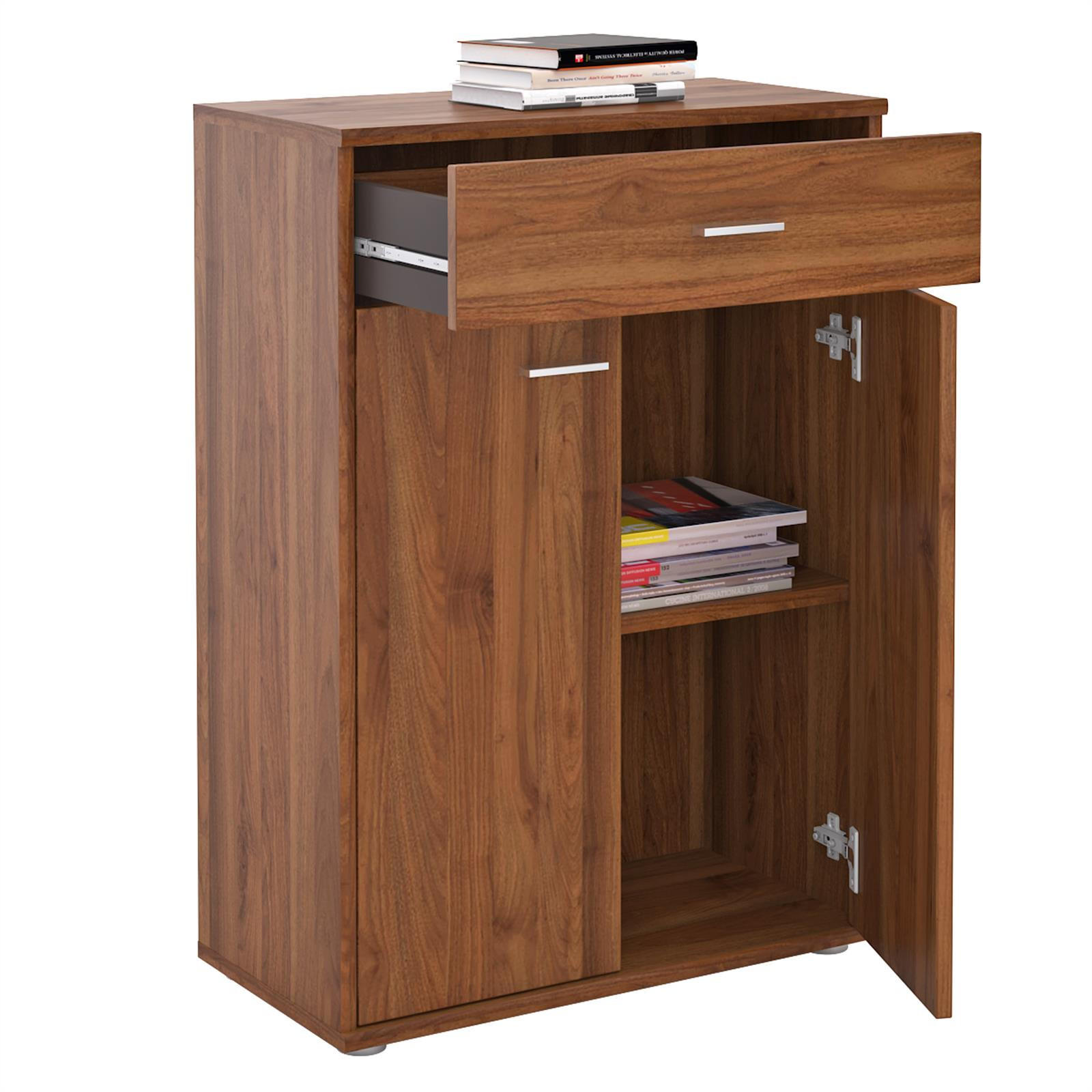 Thumbnail - CARO-Möbel Kommode, Nussbaum, Holzwerkstoff, Mode, 60x84x30 cm, Wohnzimmer, Kommoden & Sideboards, Highboards