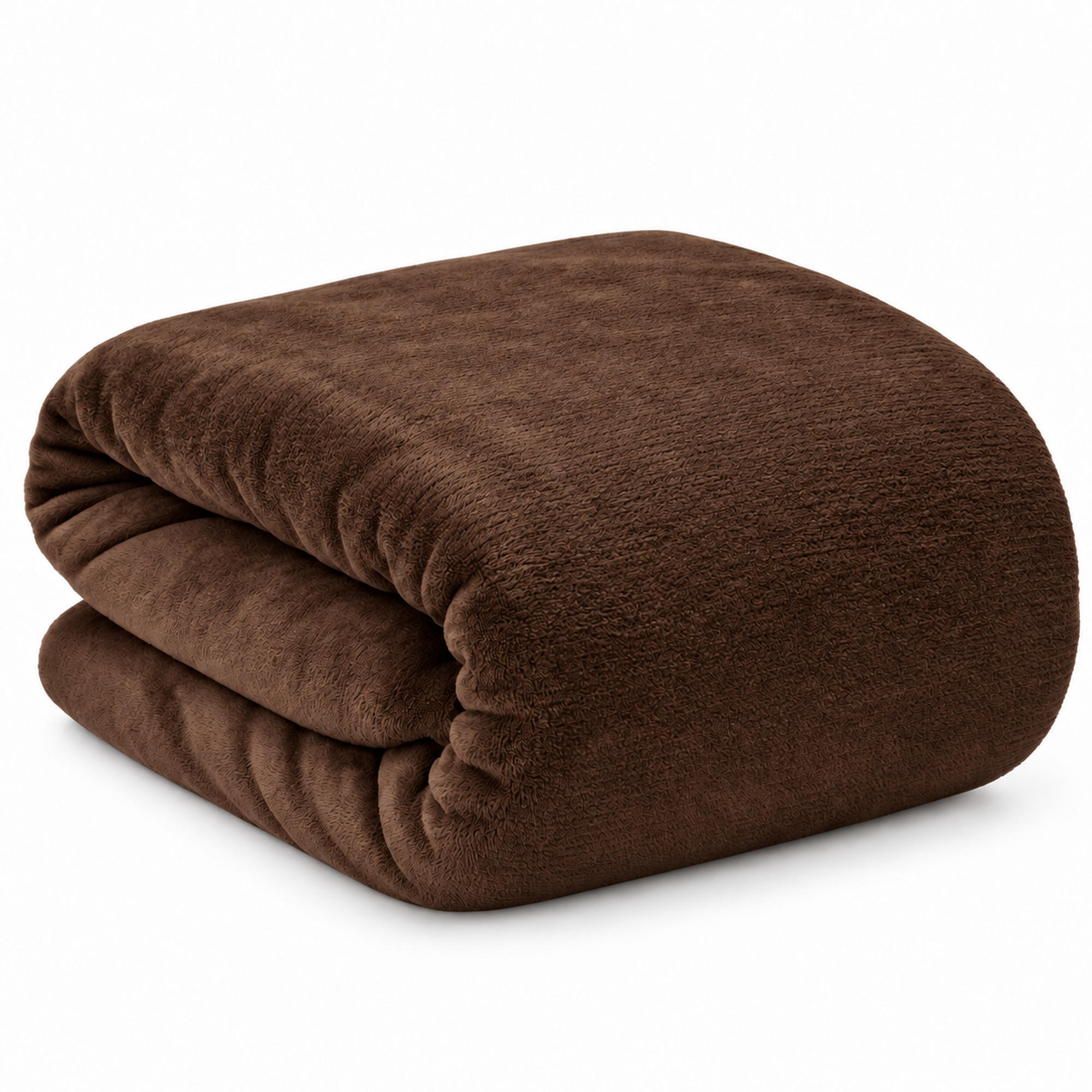DECKE Aurelia 150/200 cm Dunkelbraun - Dunkelbraun, Textil (200/150cm) - Beautissu 