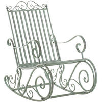 GARTENSCHAUKELSTUHL Metall Antik-Grün - Grün, Metall (56/94/90cm) - CLP