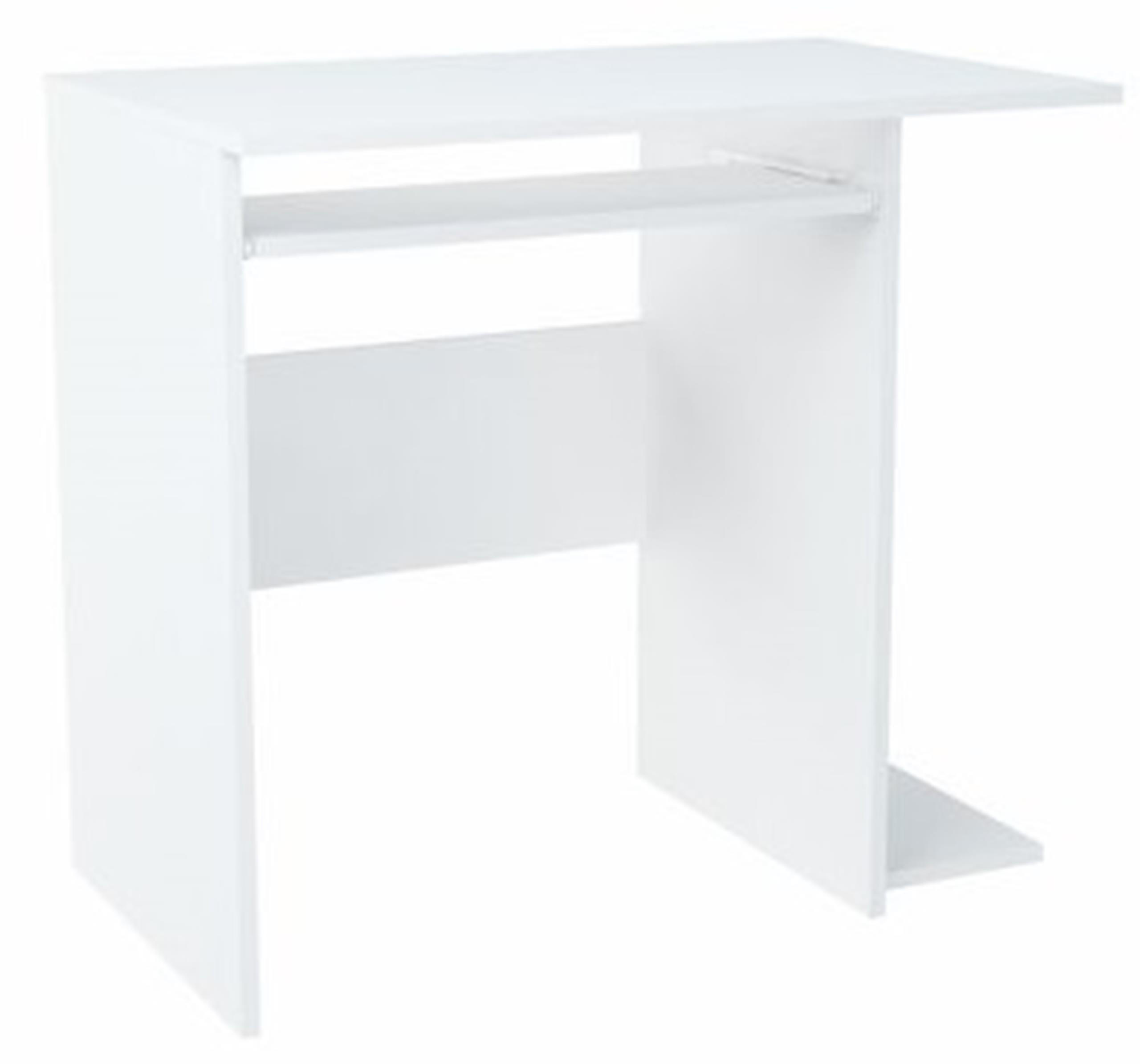 SCHREIBTISCH B5 Weiß 80/50/74 cm - Weiß, Holzwerkstoff (50/80/74cm) - Matkam Möbel