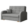 SCHLAFSOFA Viva Gold II - Greige/Braun, Holz/Textil (133/85/98cm) - MIRJAN24