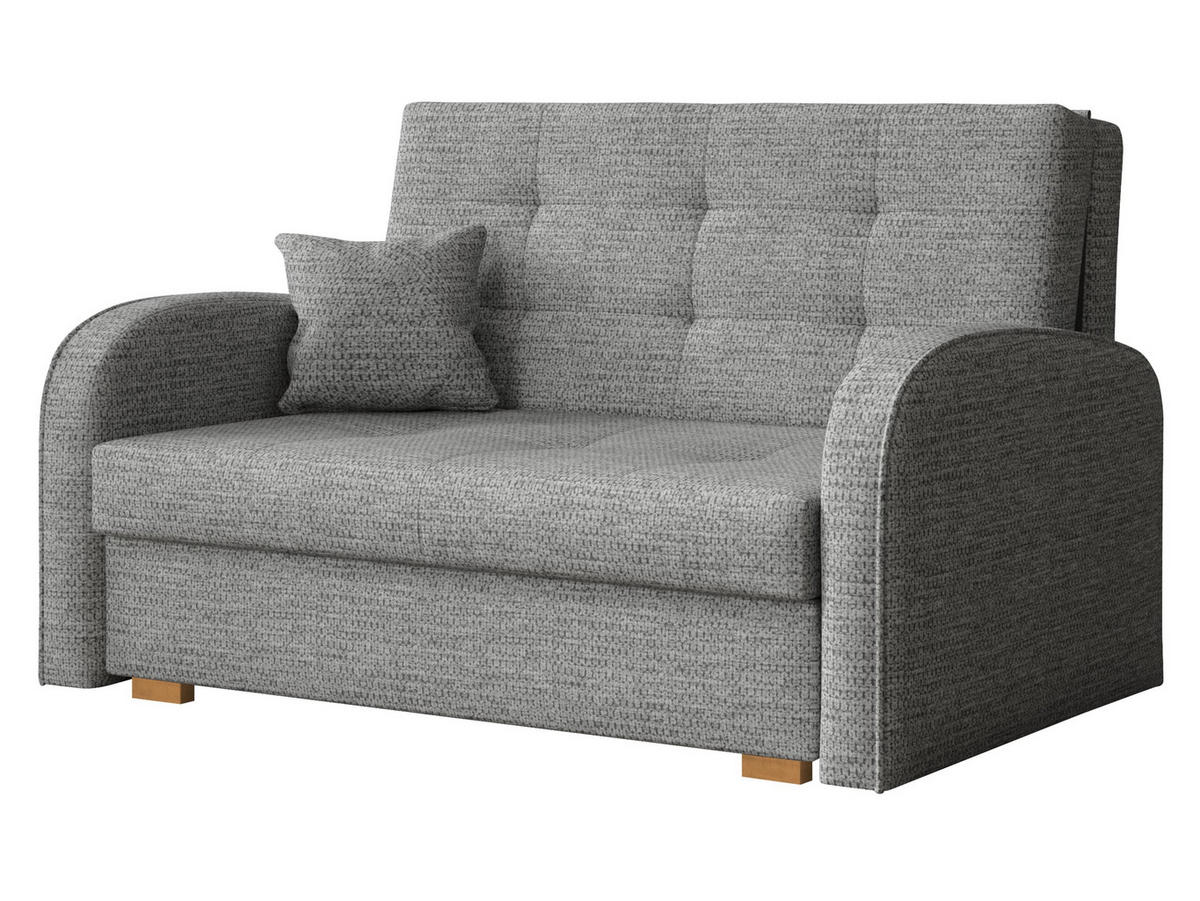 SCHLAFSOFA Viva Gold II - Greige/Braun, Holz/Textil (133/85/98cm) - MIRJAN24