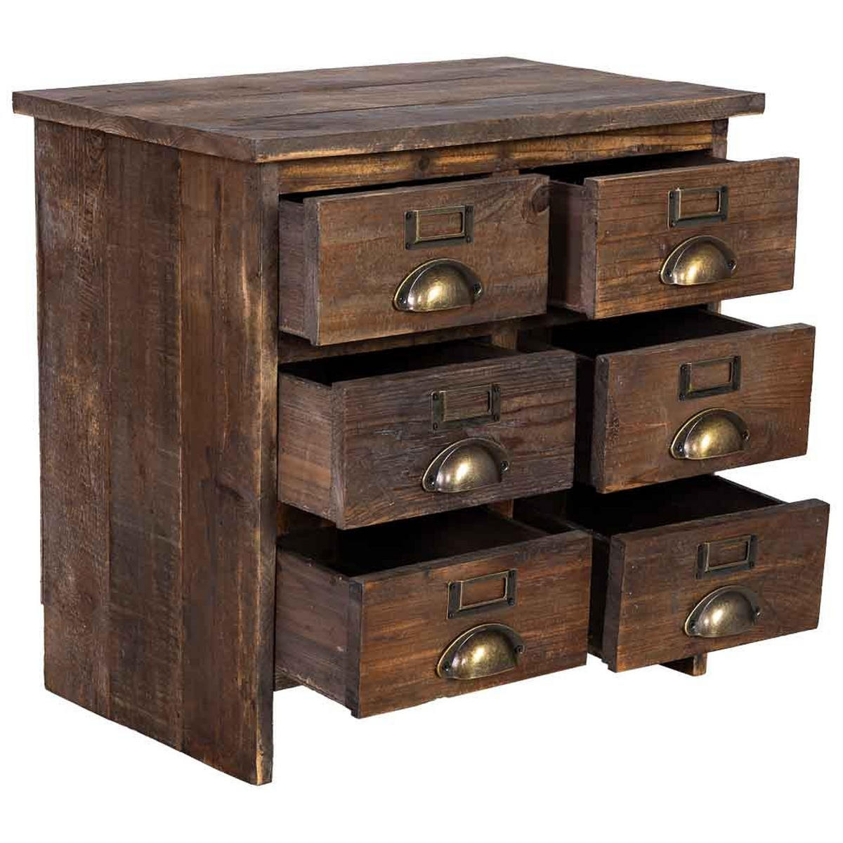 NACHTTISCH aus Holz, 49x31x46cm - Braun, Holz (48/46/31cm) - Wanderlust