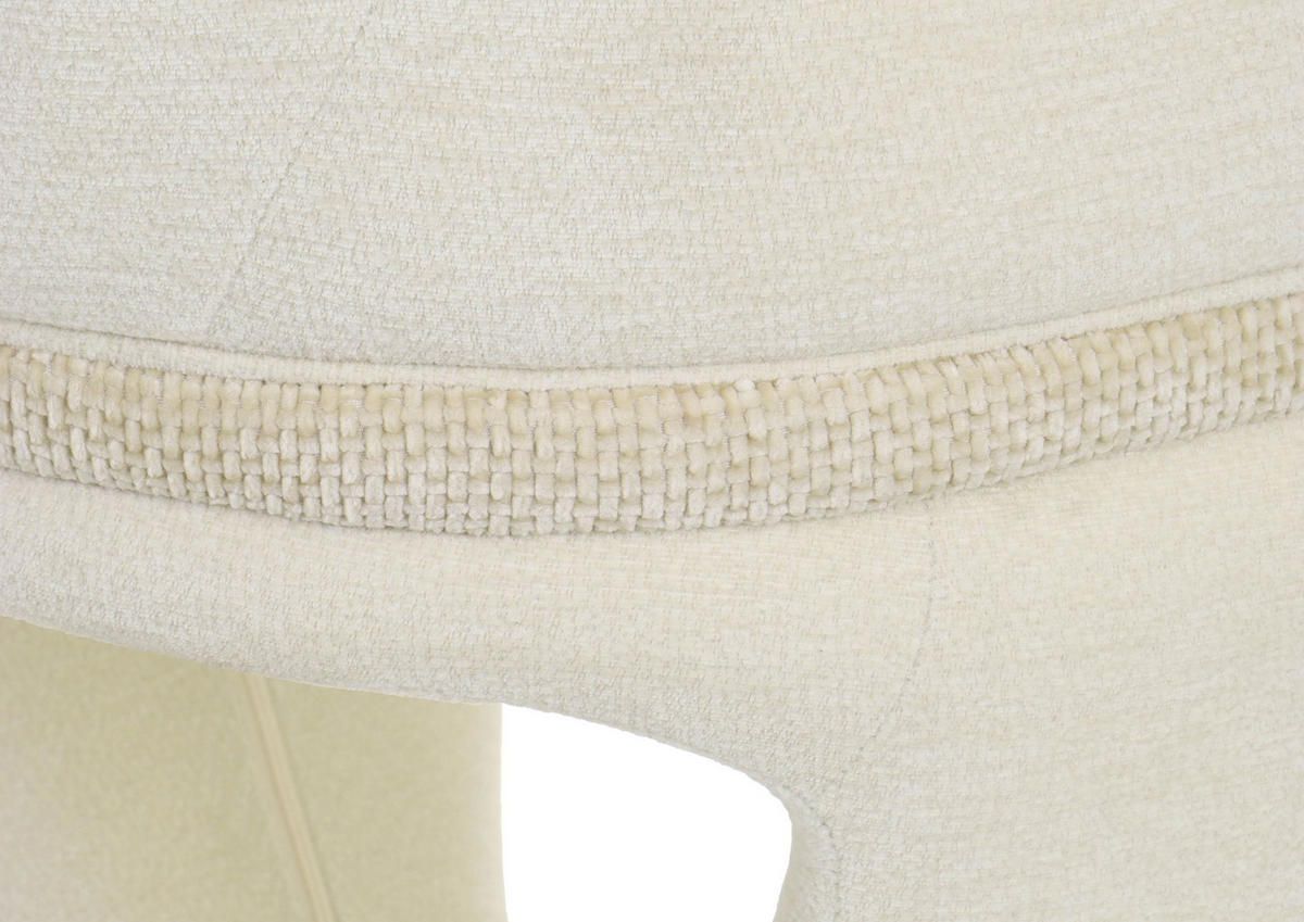 STUHL 100% Polyester 58 x 62 x 86 cm beige POLSTERSTÜHLE #02 - Beige, Kunststoff (58/86/62cm) - Massivmoebel24