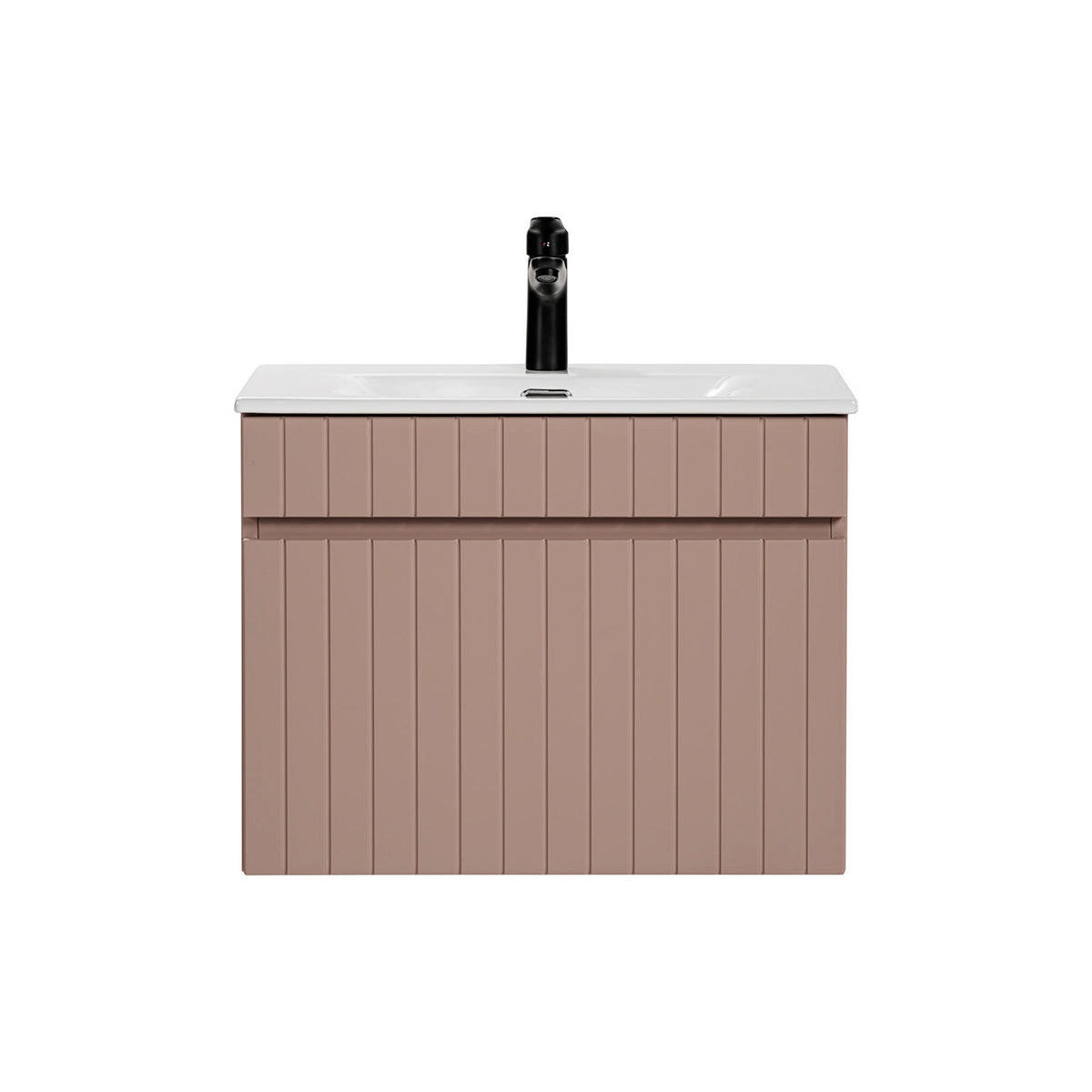 WASCHTISCH 60cm Zelie Rose - Pink, Holzwerkstoff (60/46/46cm) - Petits-meubles