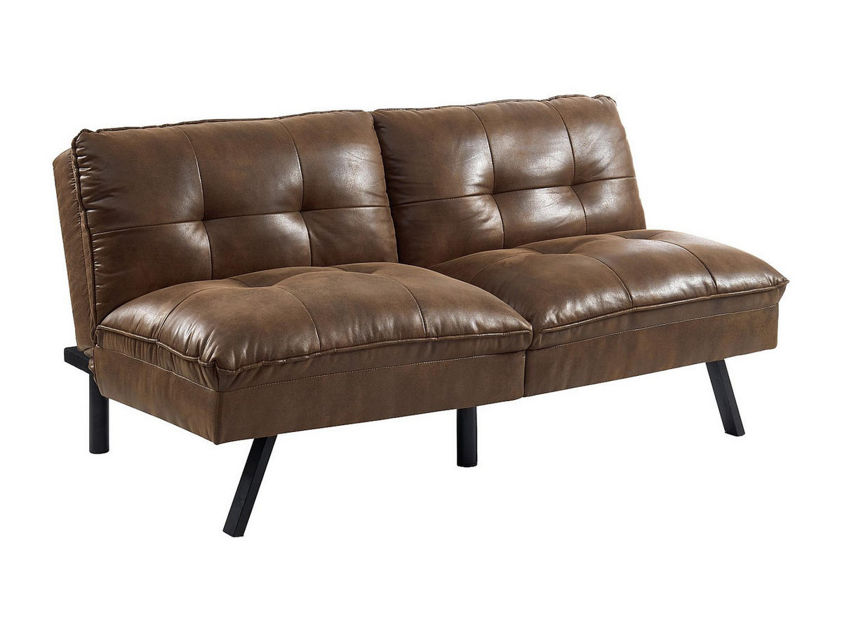 SCHLAFSOFA - 3 Personen - Stoff, Stoff - Braun - - Braun, Textil (172/83/95cm) - Vente-Unique