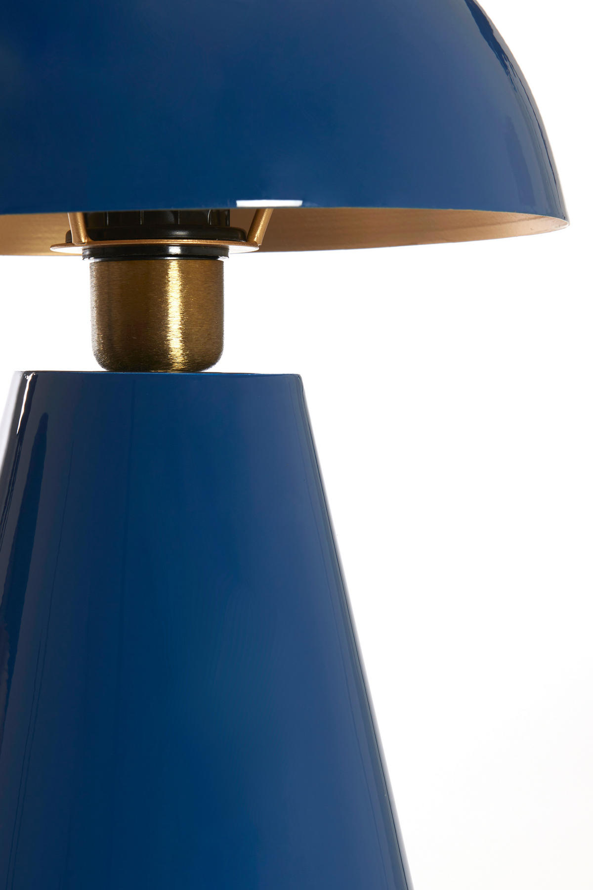 TISCHLAMPE Surrina Blau Ø26/41 cm - Blau, Metall (26/26/41cm) - Light & Living