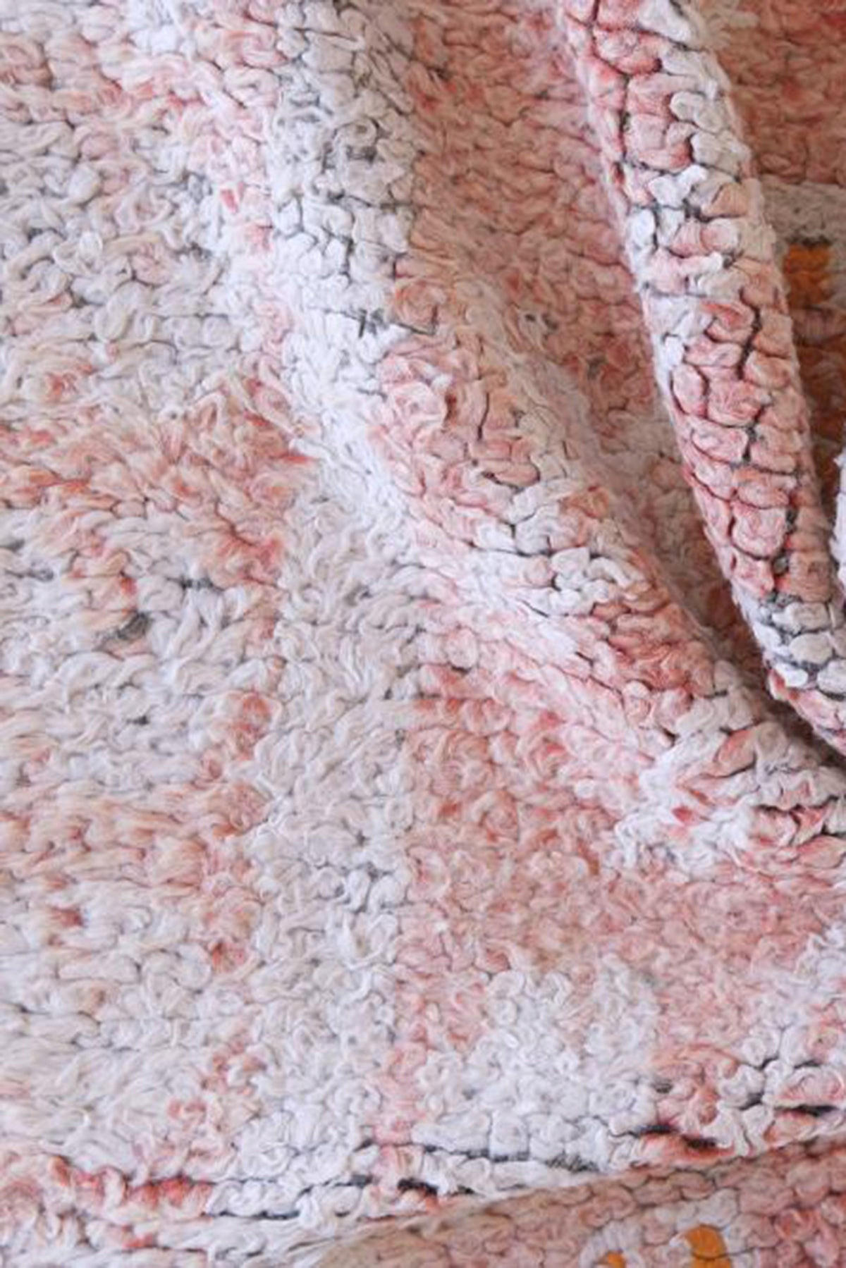 BERBERTEPPICH aus Baumwolle und Wolle 185x 311 cm - Rot, Naturmaterialien (185/311cm) - AFK Living