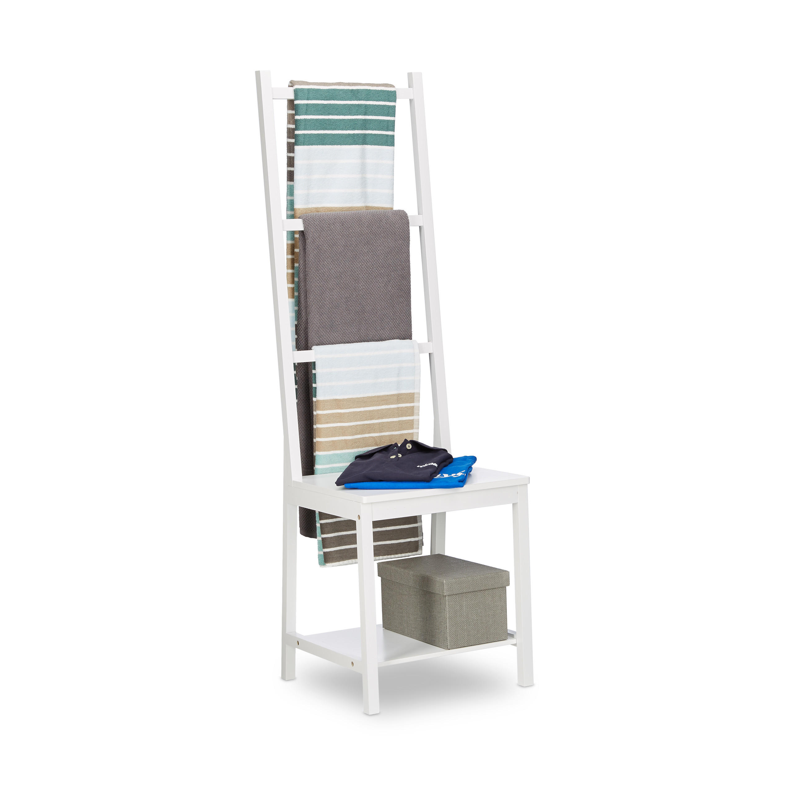 SUPORT PROSOAPE Alb bambus independent 133 cm