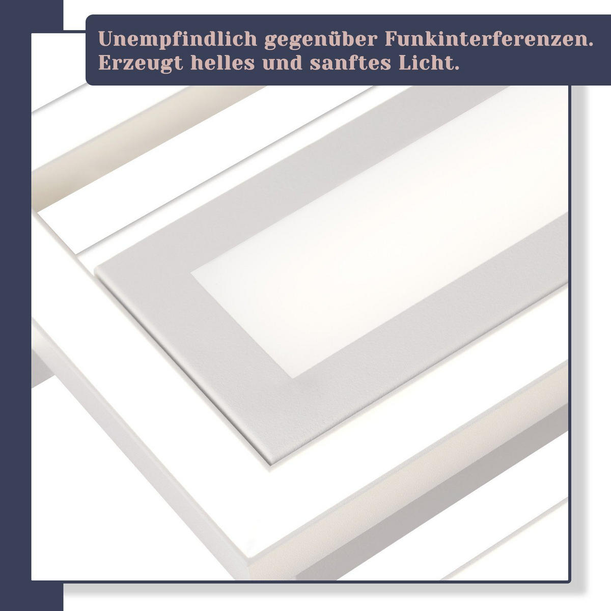 LED-DECKENLEUCHTE Tannwacht 17.2/5.0/95.0 cm - Weiß, Metall (95/17.2/5cm) - ZMH